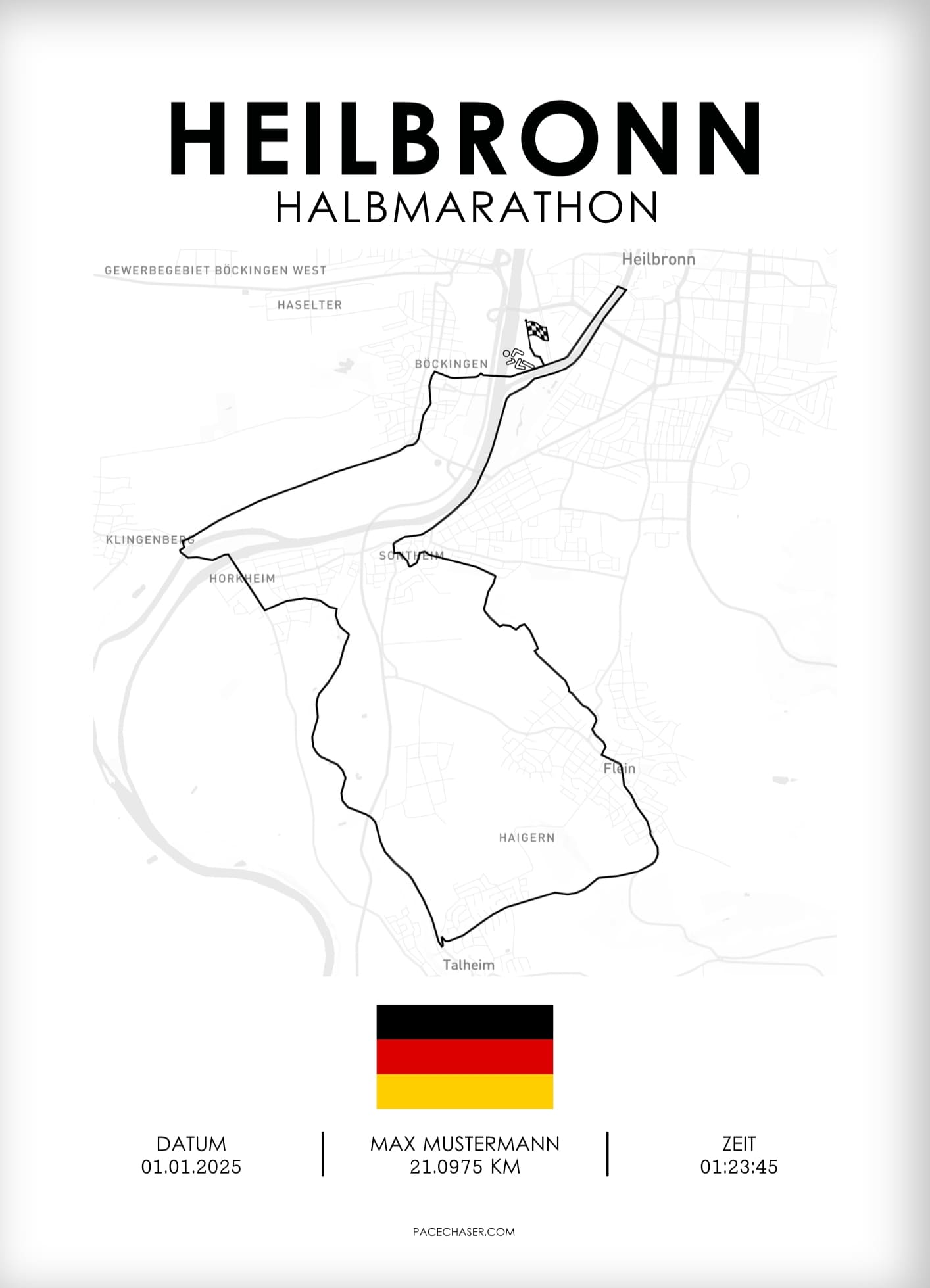 Halbmarathon Heilbronn Poster