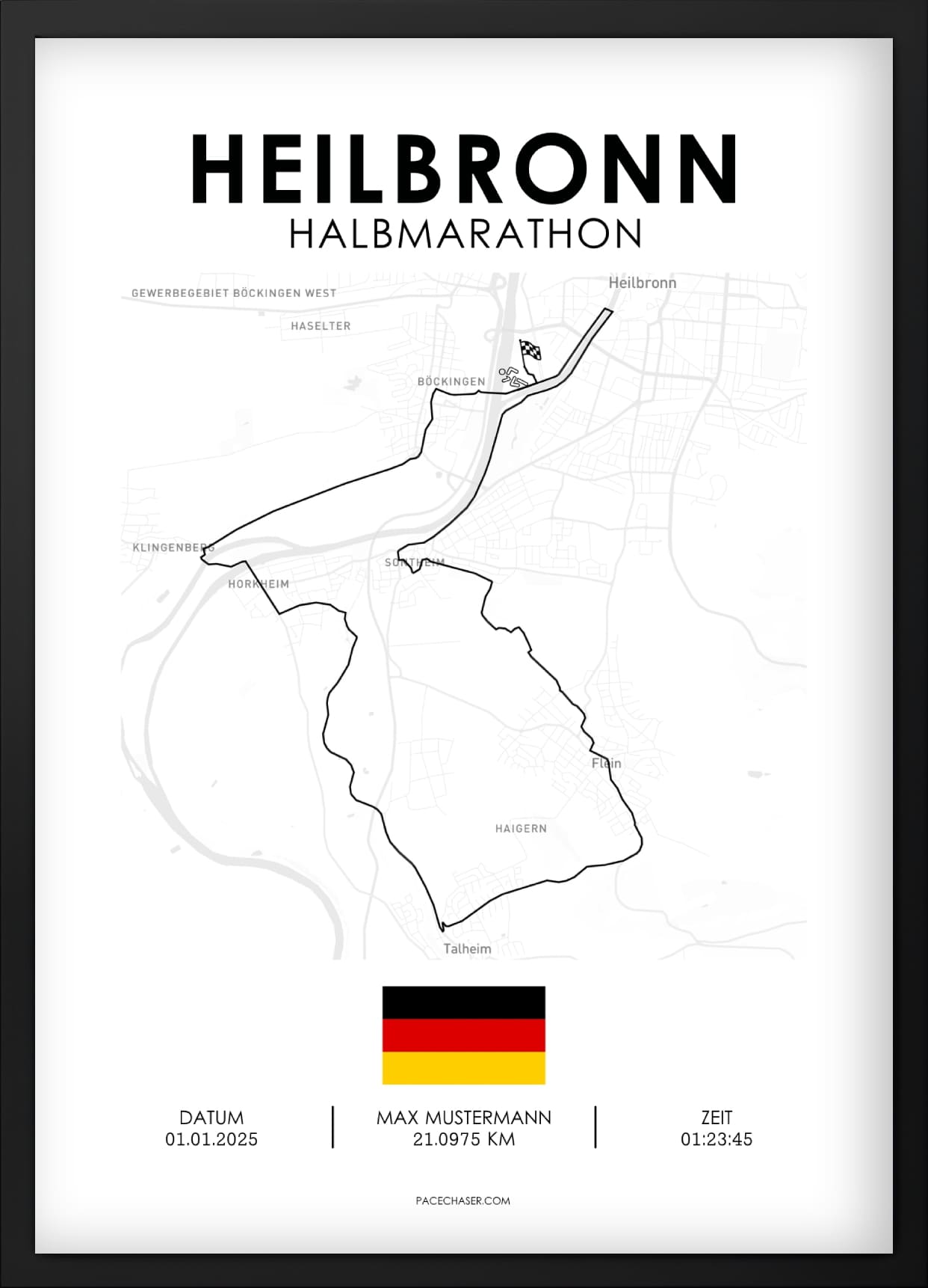 Halbmarathon Heilbronn Poster