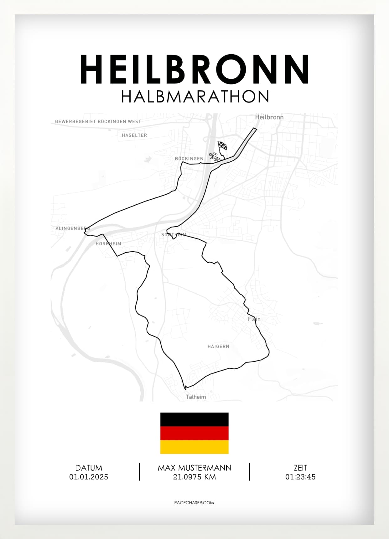 Halbmarathon Heilbronn Poster