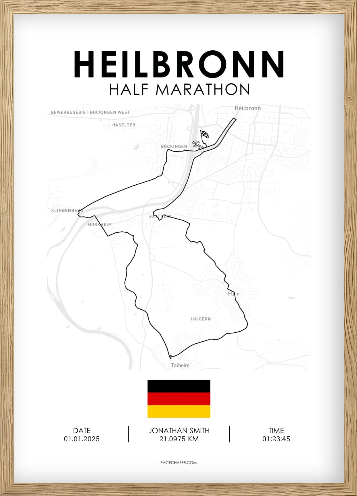 Halbmarathon Heilbronn Poster