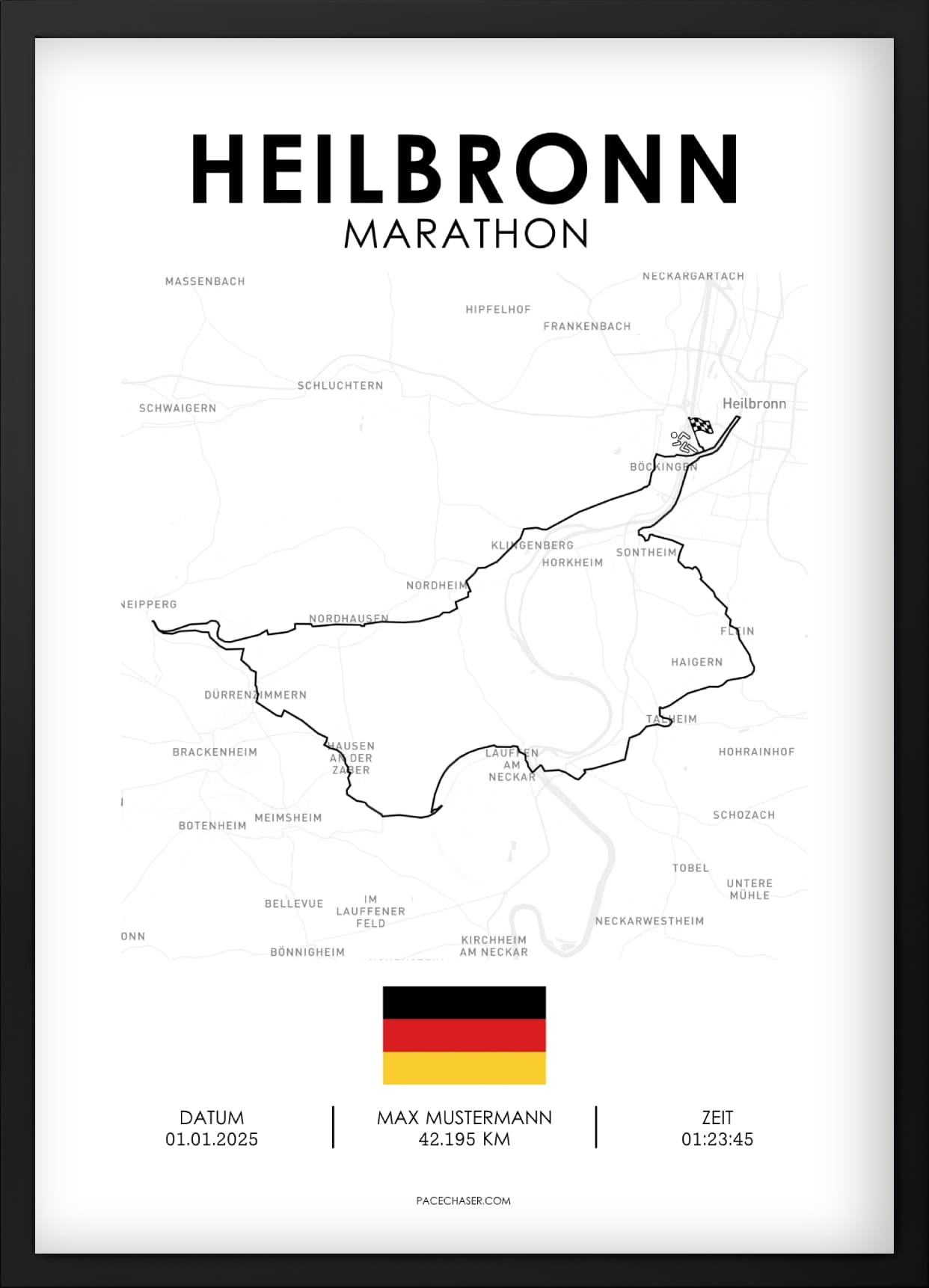 Marathon Heilbronn Poster