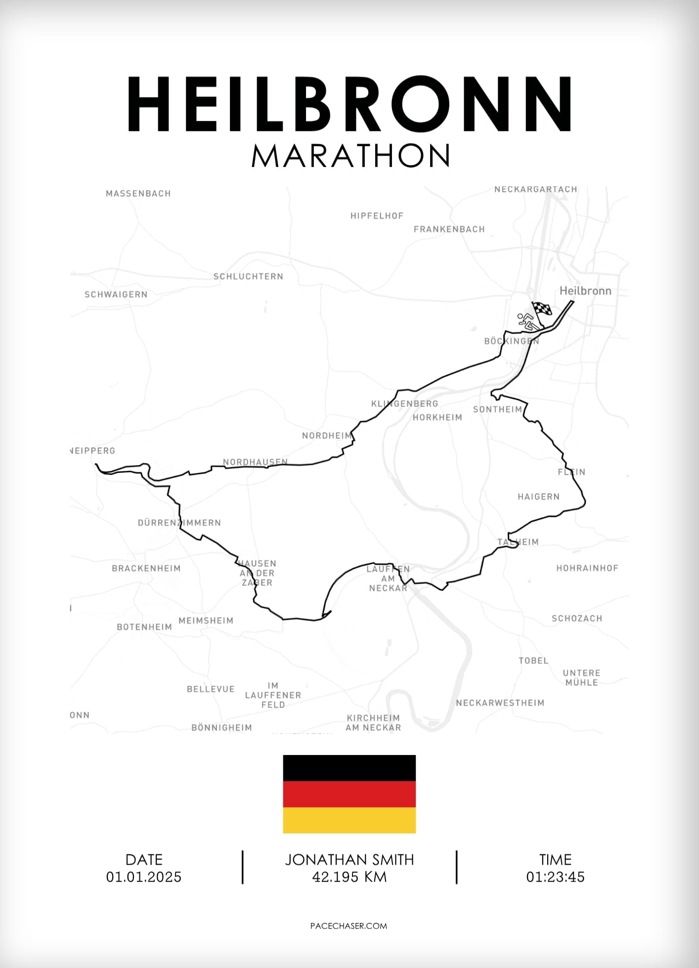 Marathon Heilbronn Poster