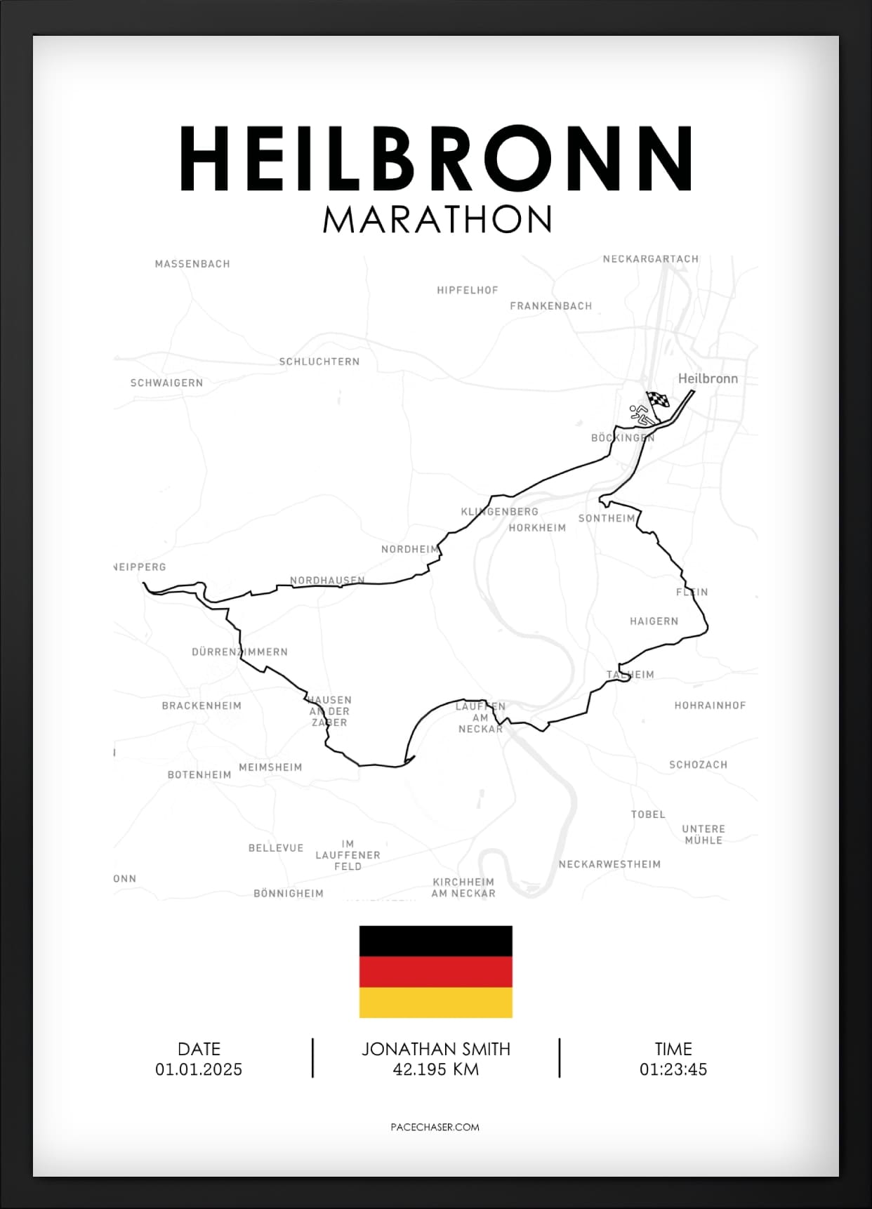 Marathon Heilbronn Poster