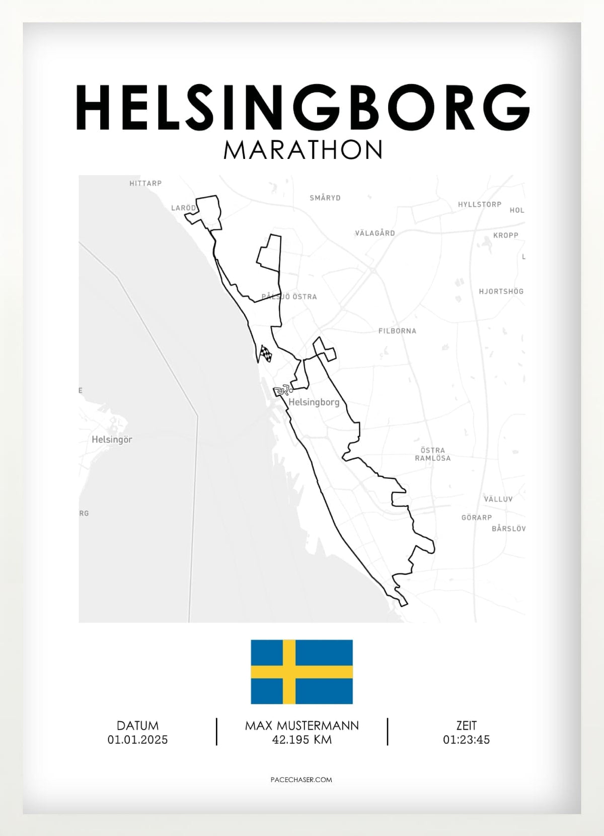 Marathon Helsingborg Poster