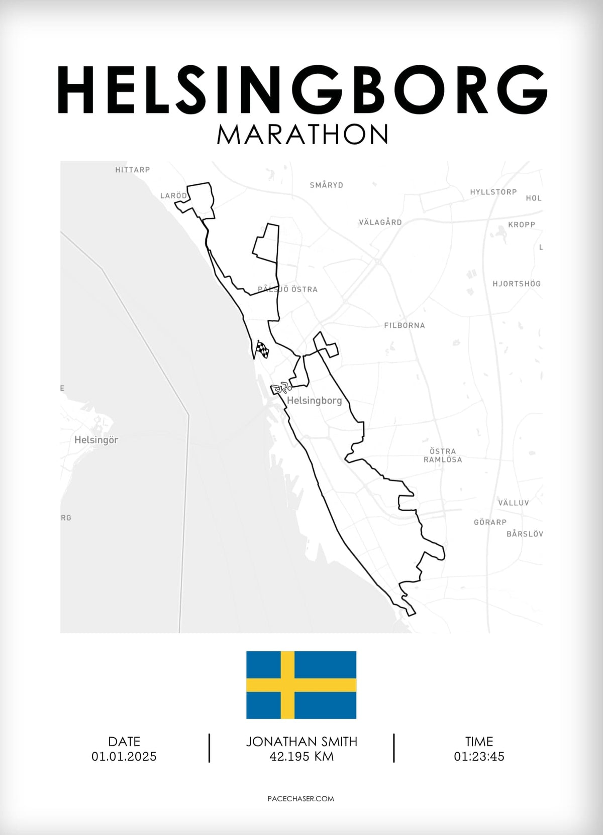 Marathon Helsingborg Poster