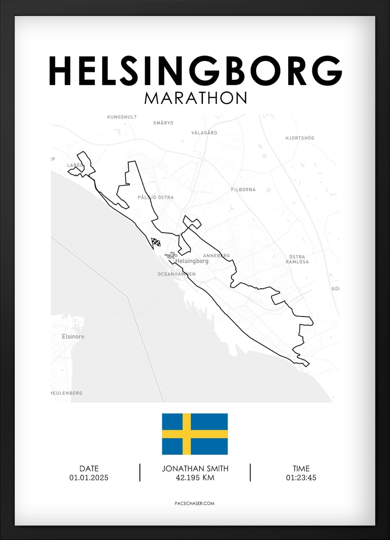 Marathon Helsingborg Poster