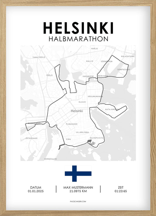 Halbmarathon Helsinki Poster (ab 2026)