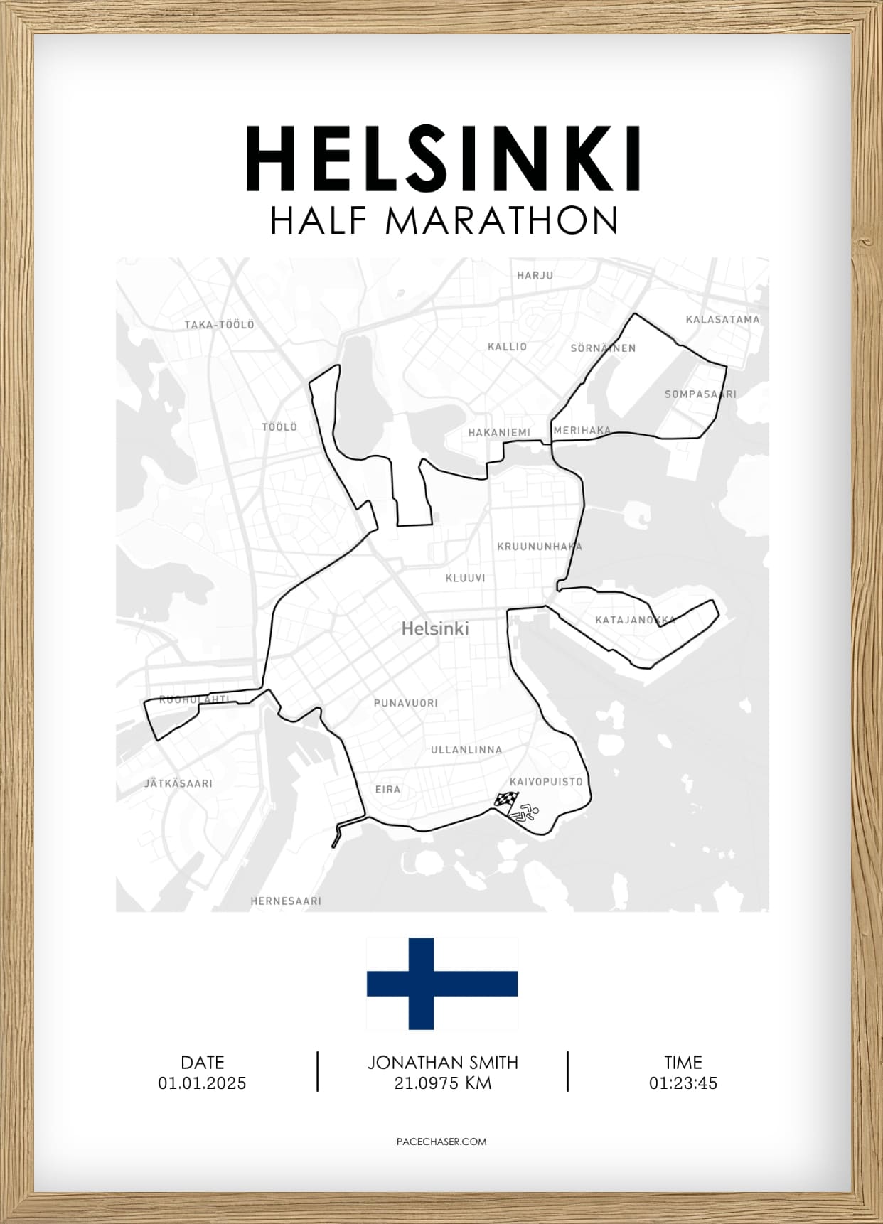 Halbmarathon Helsinki Poster (ab 2026)