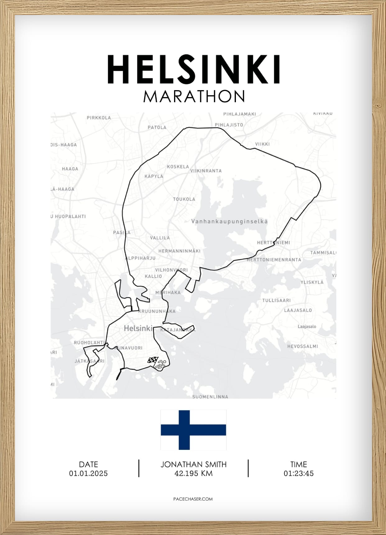 Marathon Helsinki Poster