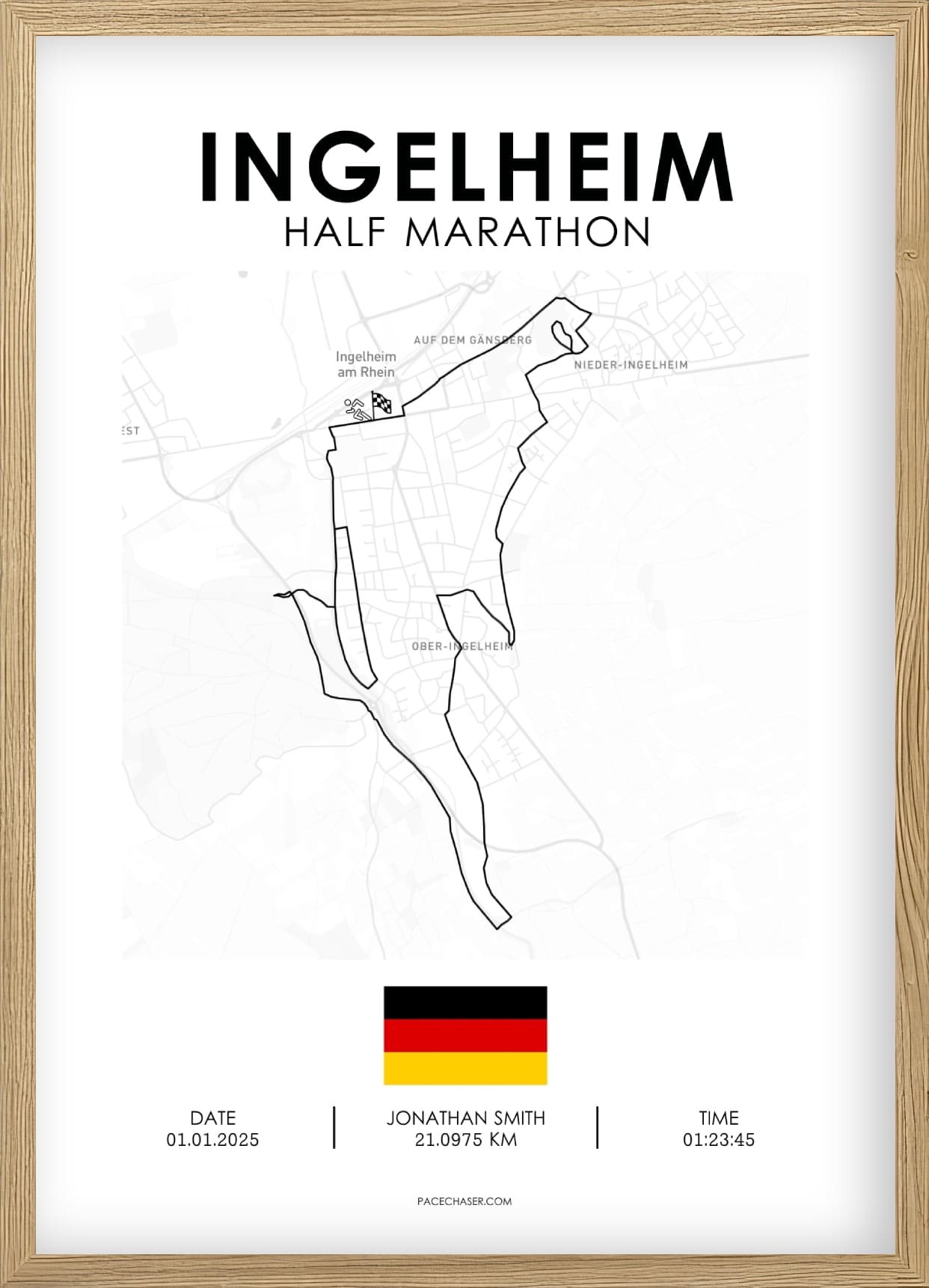 Halbmarathon Ingelheim Poster