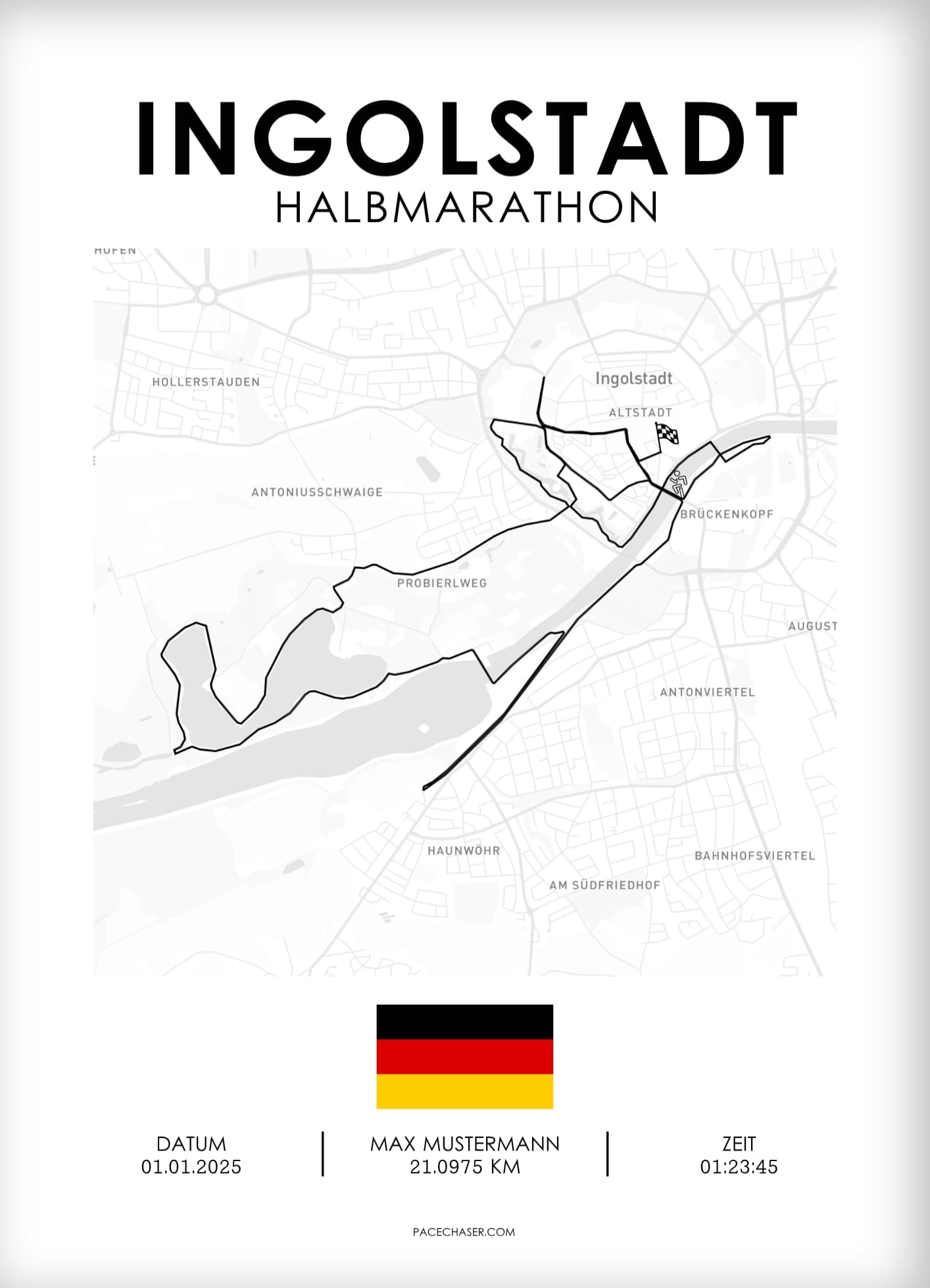 Halbmarathon Ingolstadt Poster