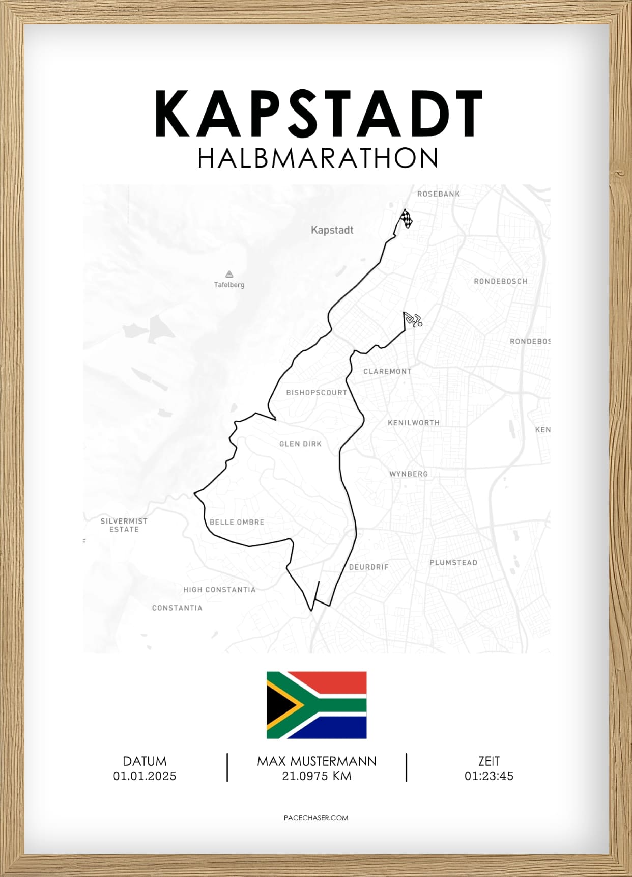 Halbmarathon Kapstadt Poster