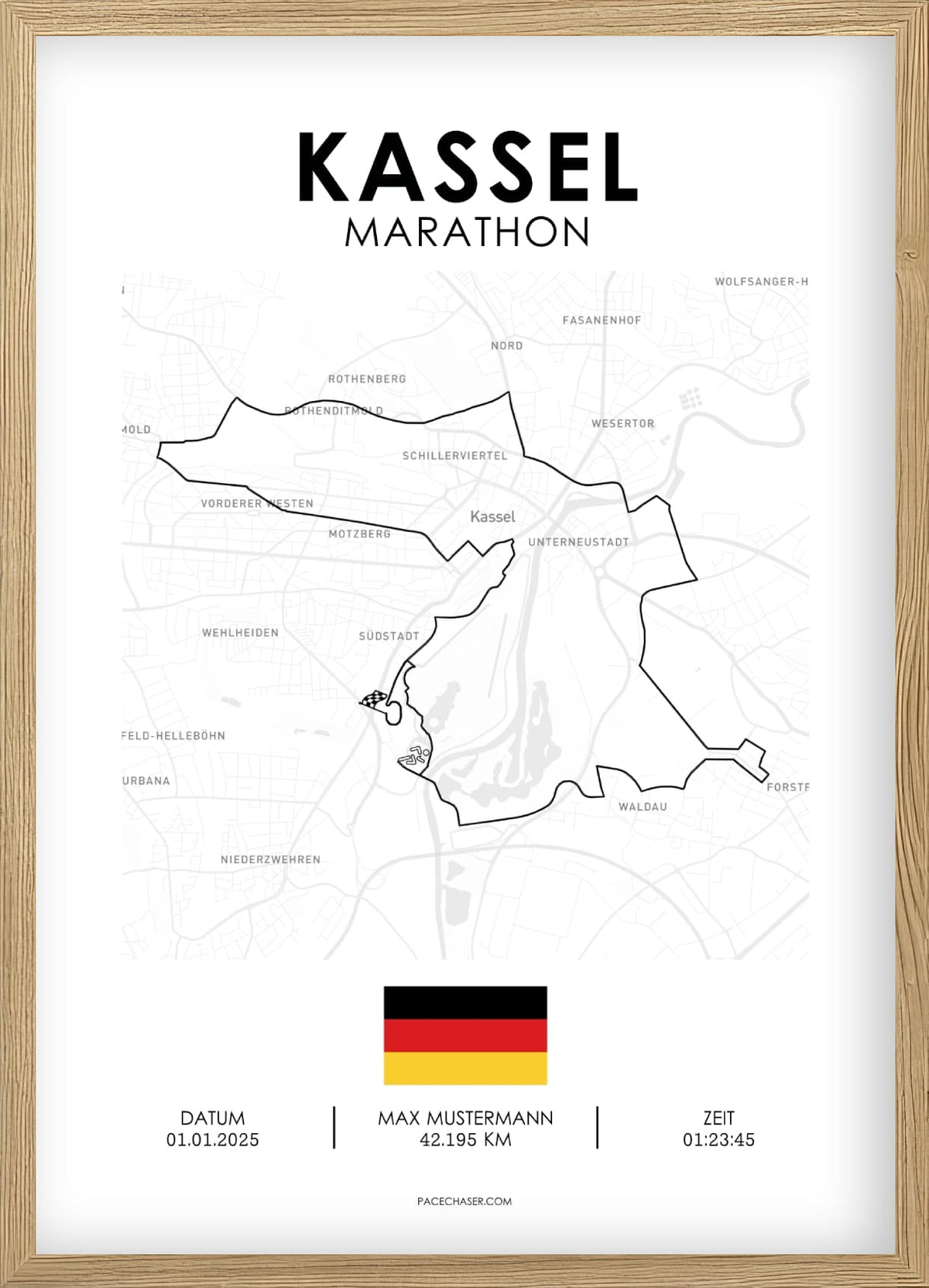 Kassel Laufposter (Marathon / Halbmarathon)