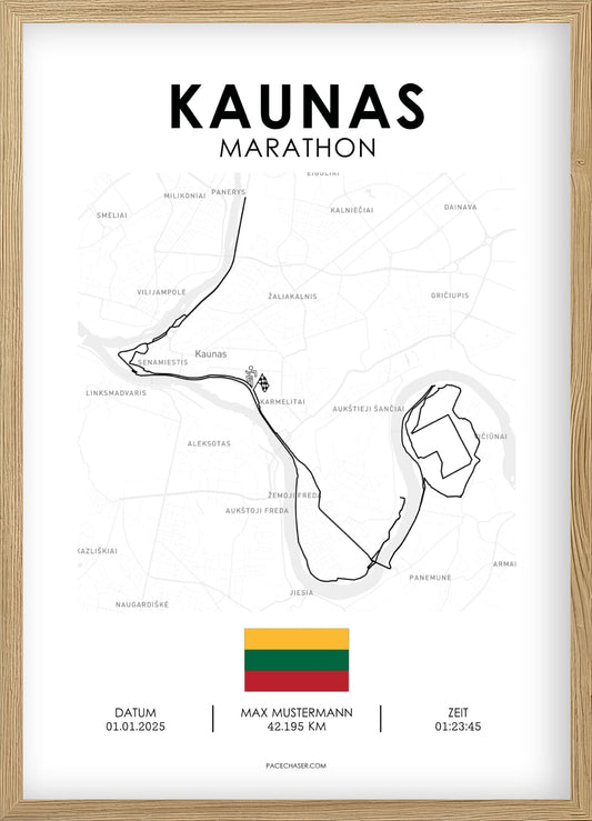 Marathon Kaunas Poster