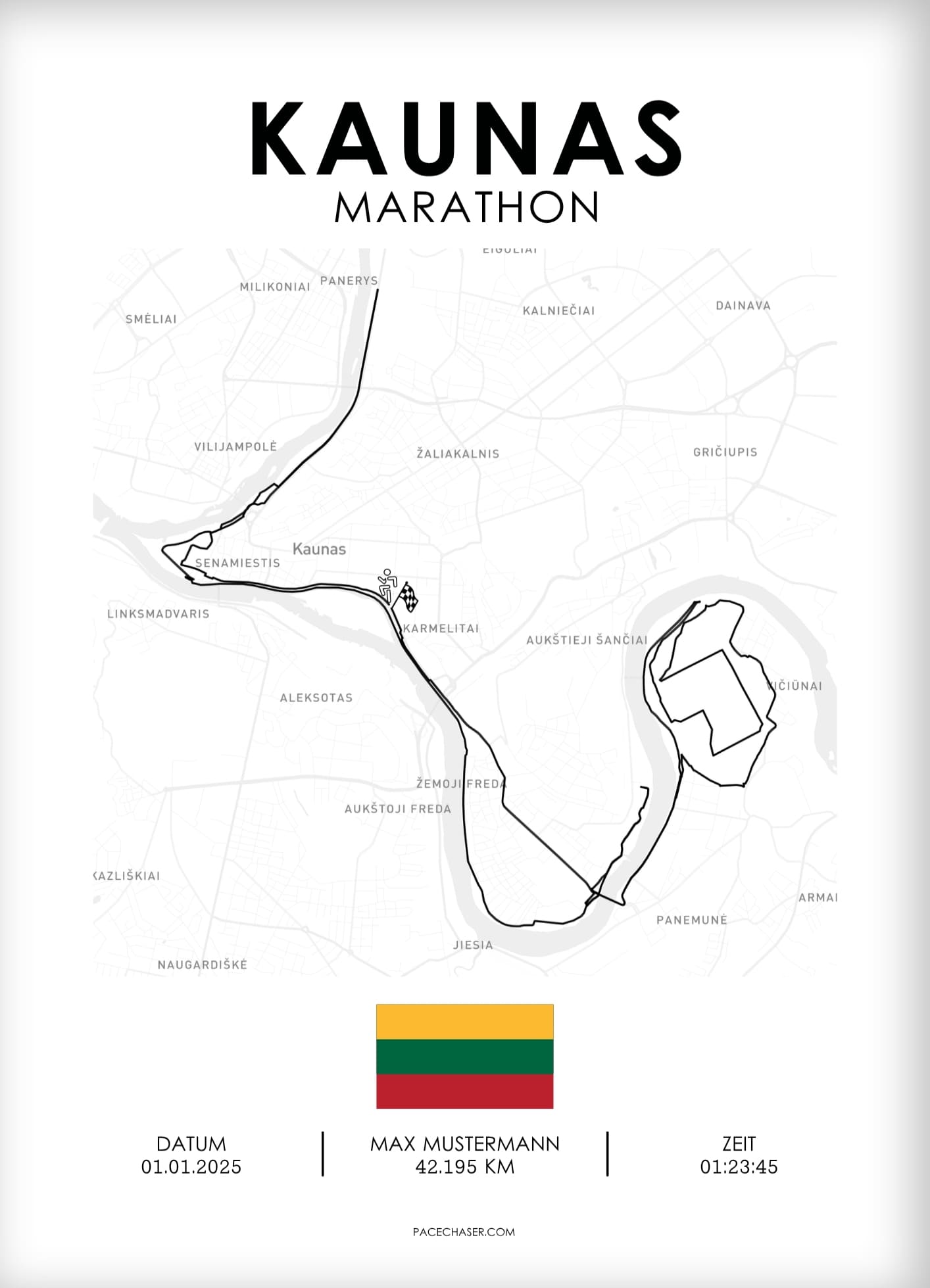 Kaunas Marathon Poster