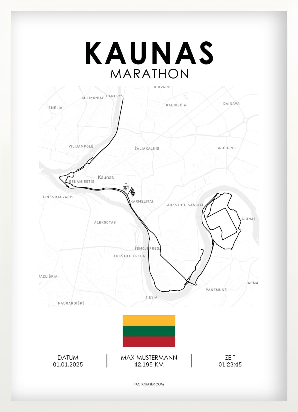 Kaunas Marathon Poster