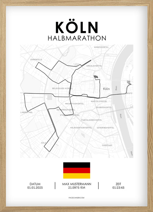 Halbmarathon Köln Poster