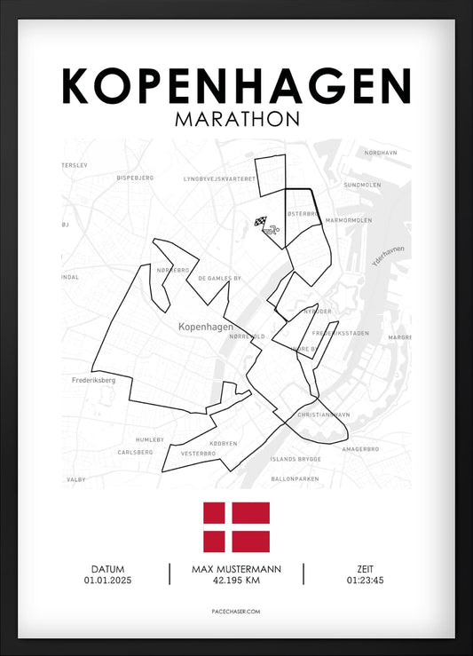 Marathon Kopenhagen Poster - ab 2025