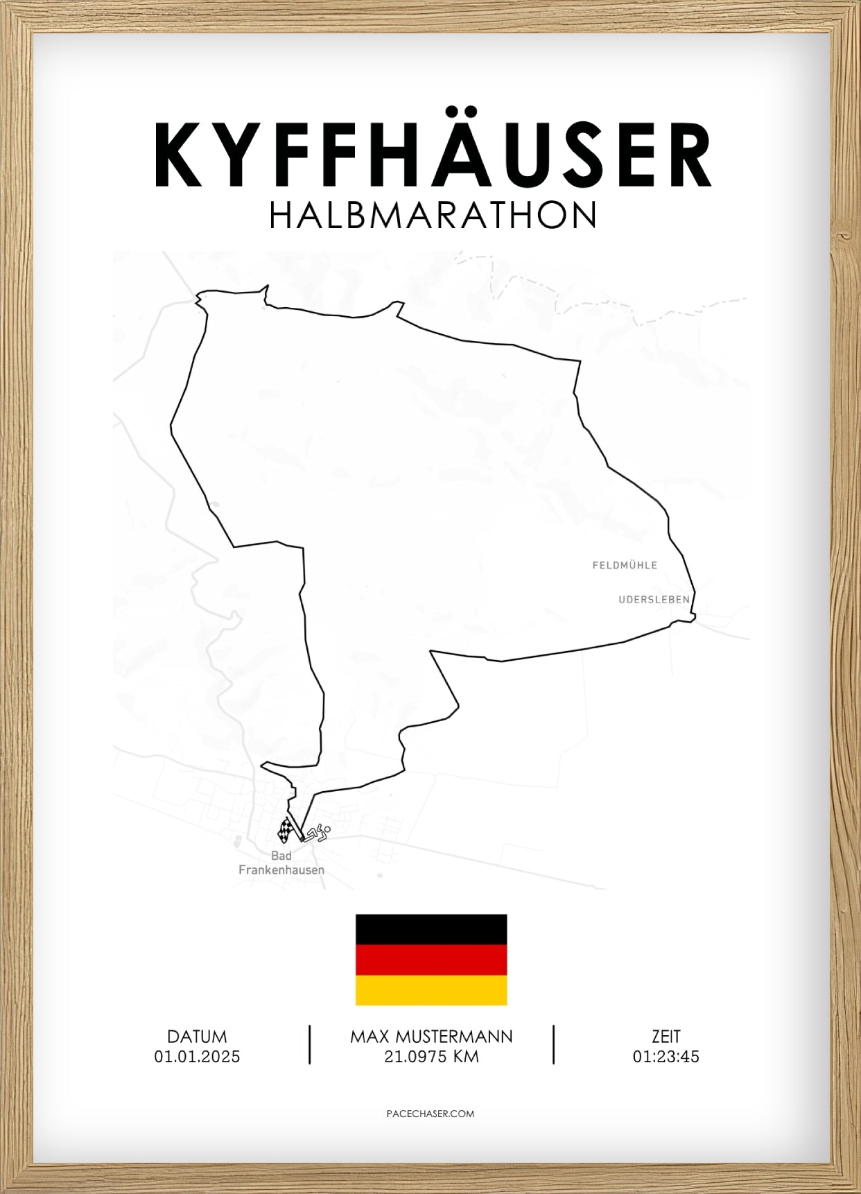 Halbmarathon Kyffhäuser Berglauf Poster