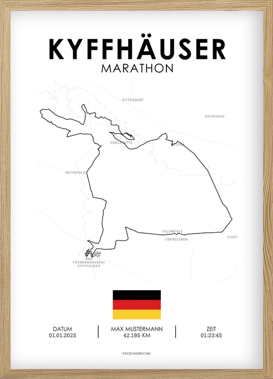 Marathon Kyffhäuser Berglauf Poster