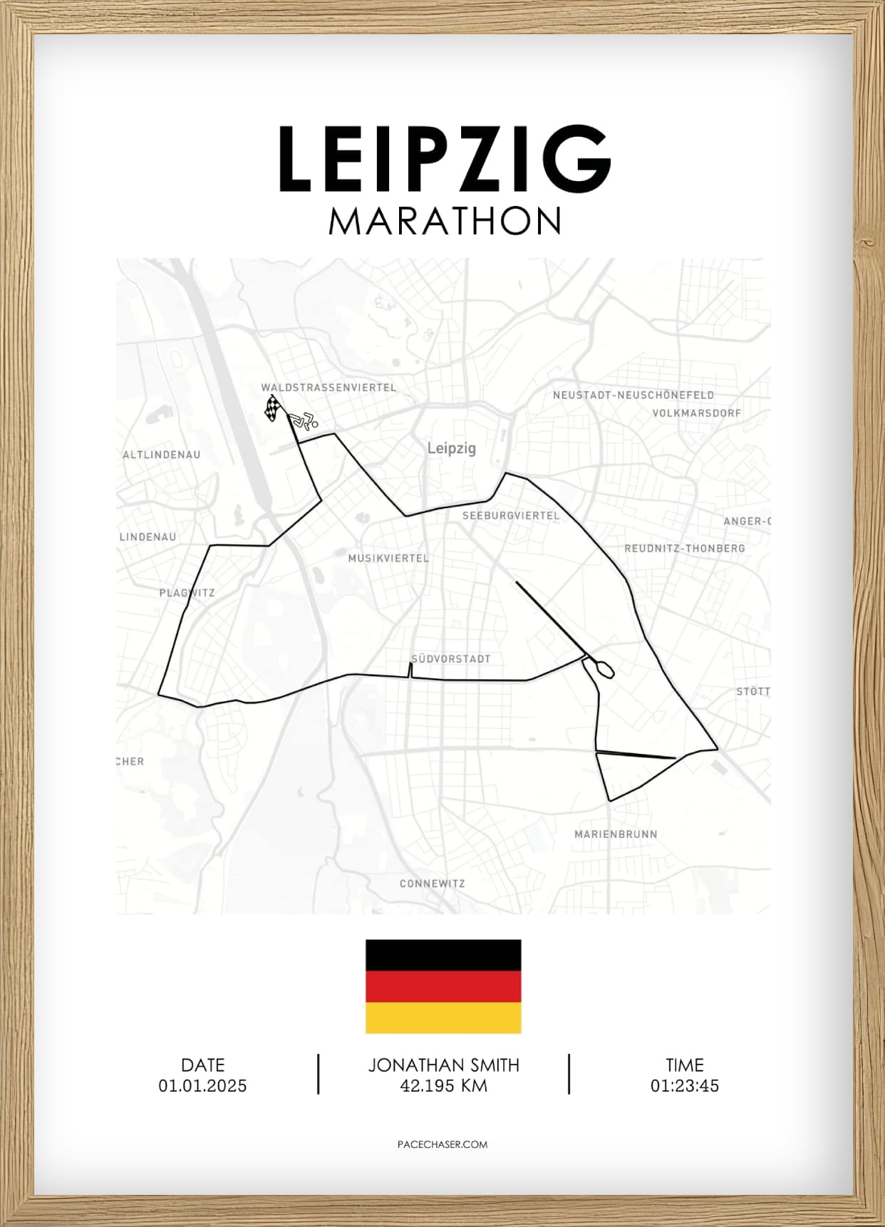 Marathon Leipzig Poster