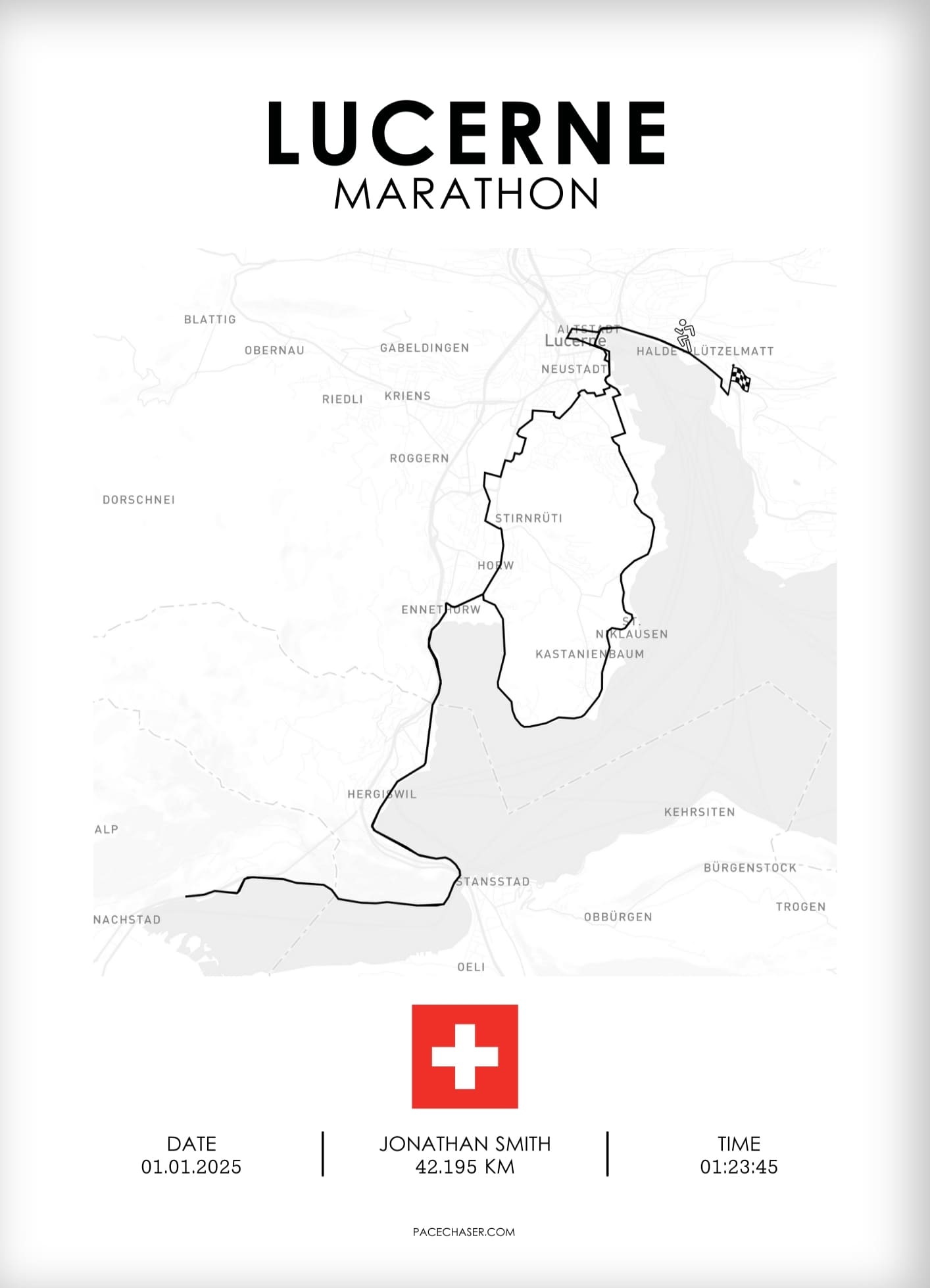 Marathon Luzern Poster