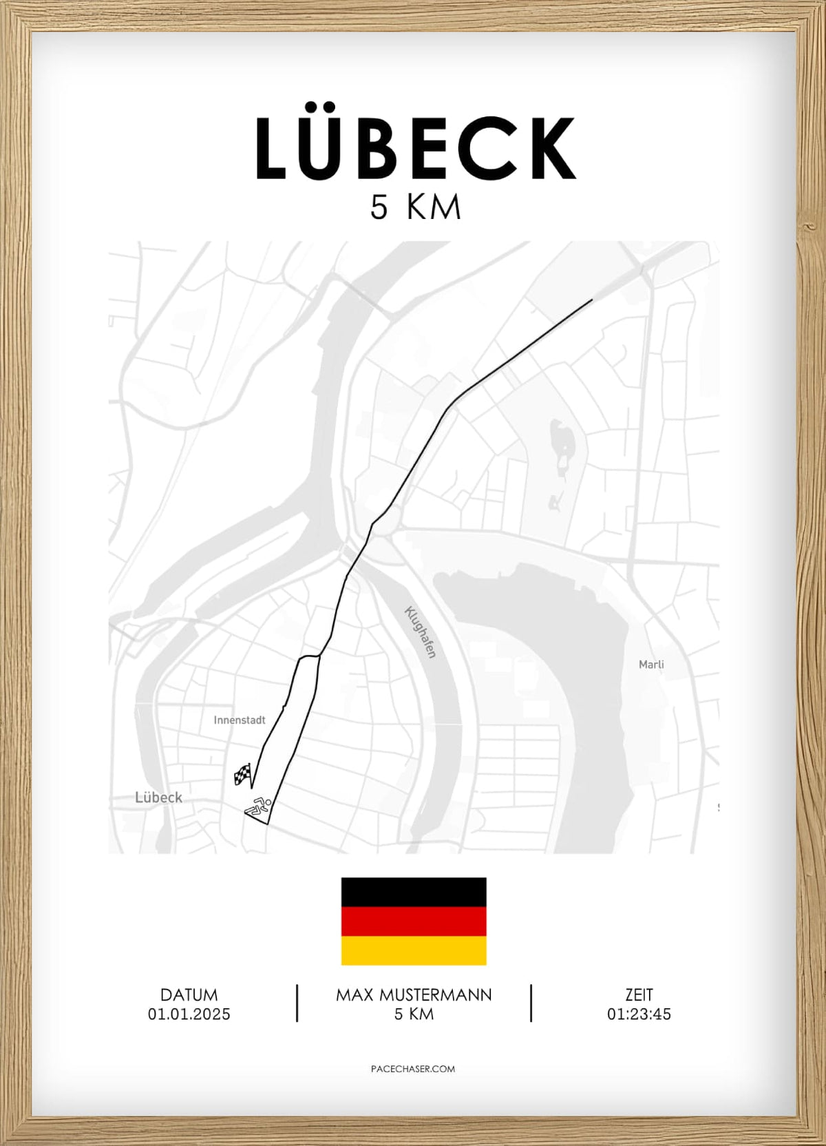 5 km Lübeck Poster