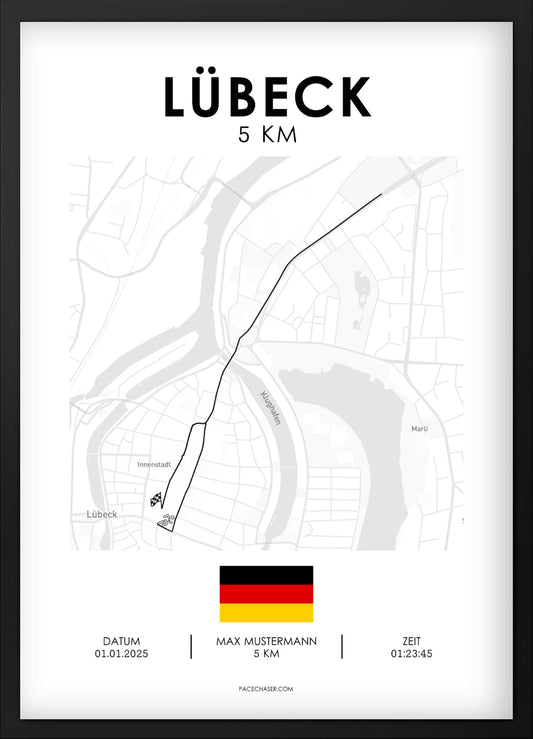 5 km Lübeck Poster
