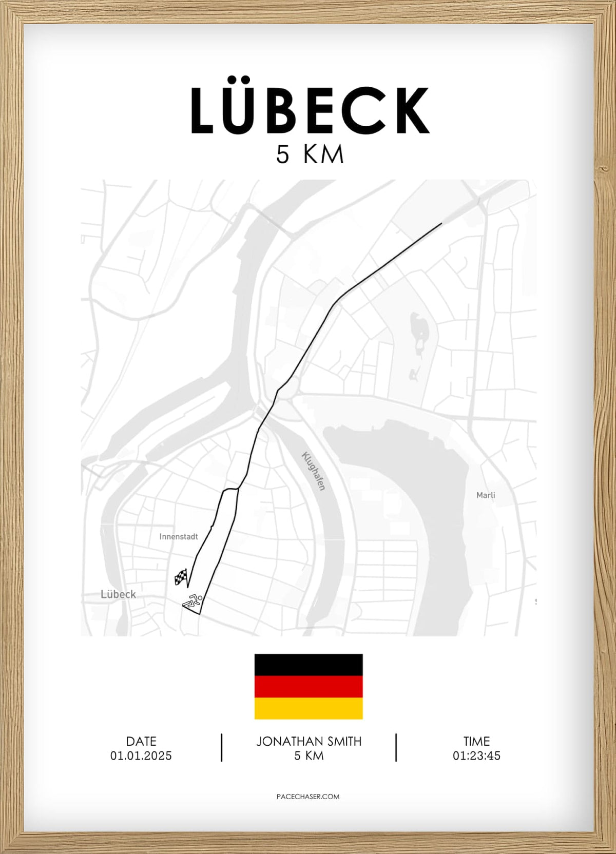 5 km Lübeck Poster