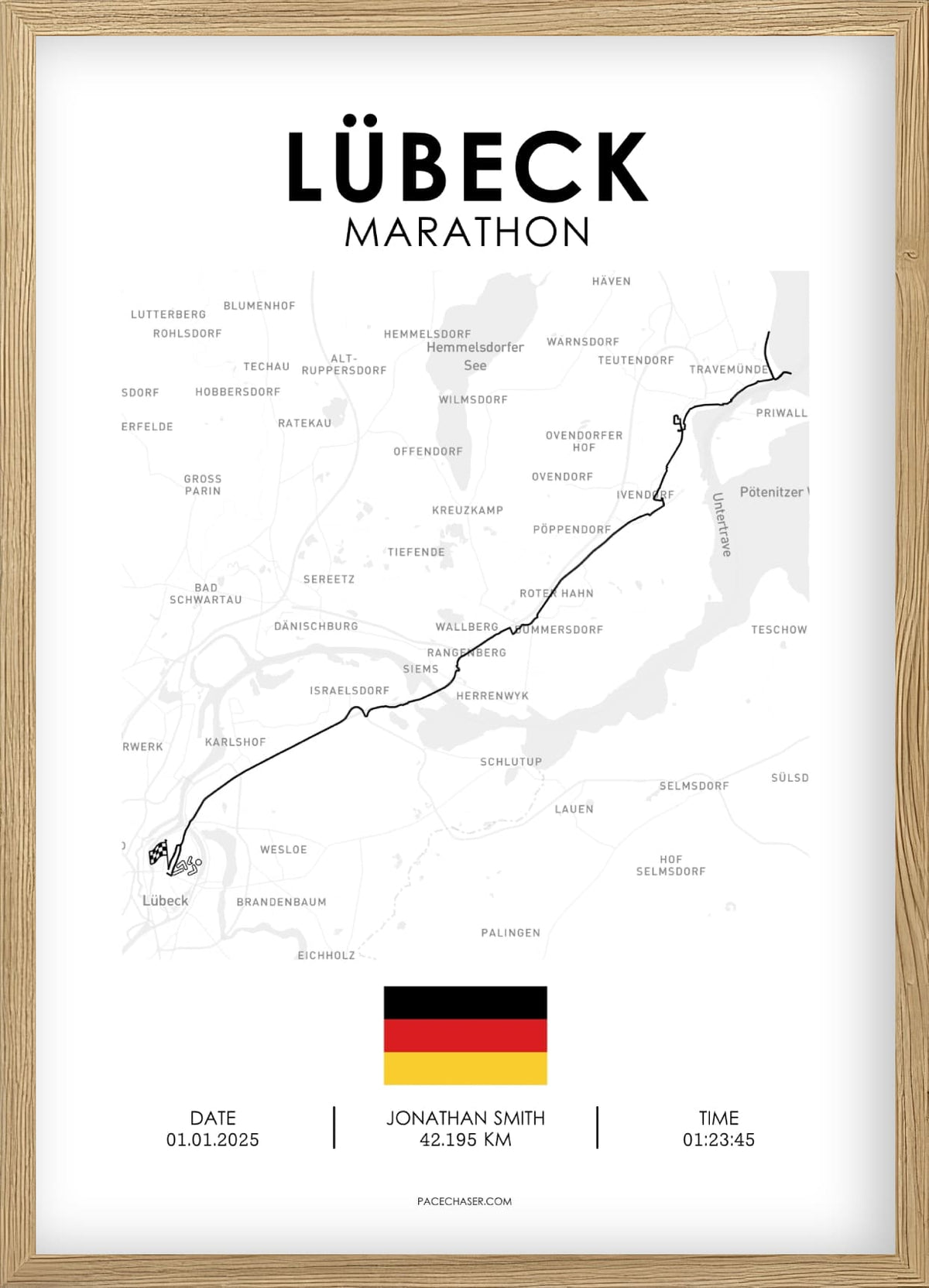 Marathon Lübeck Poster