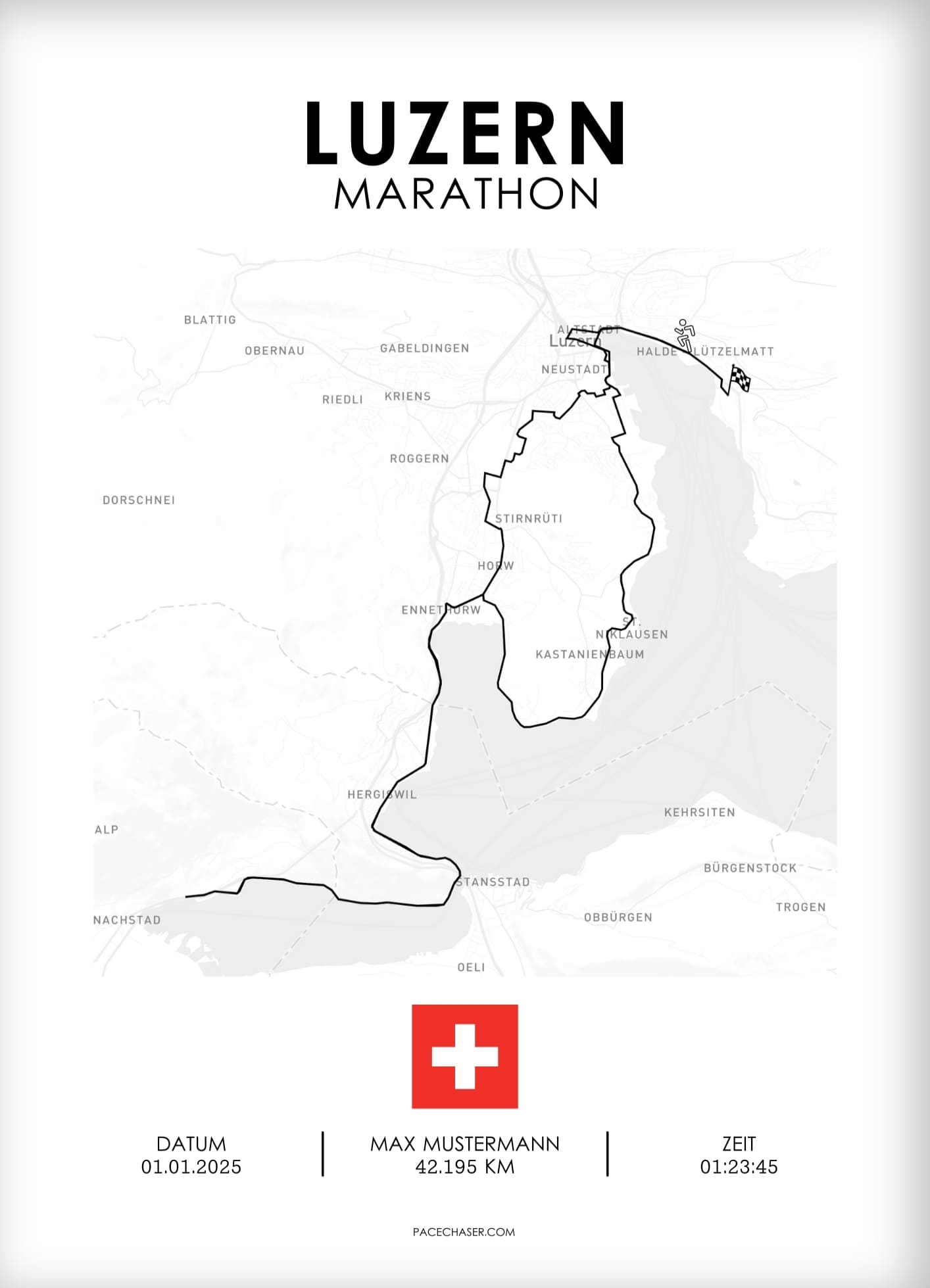 Marathon Luzern Poster