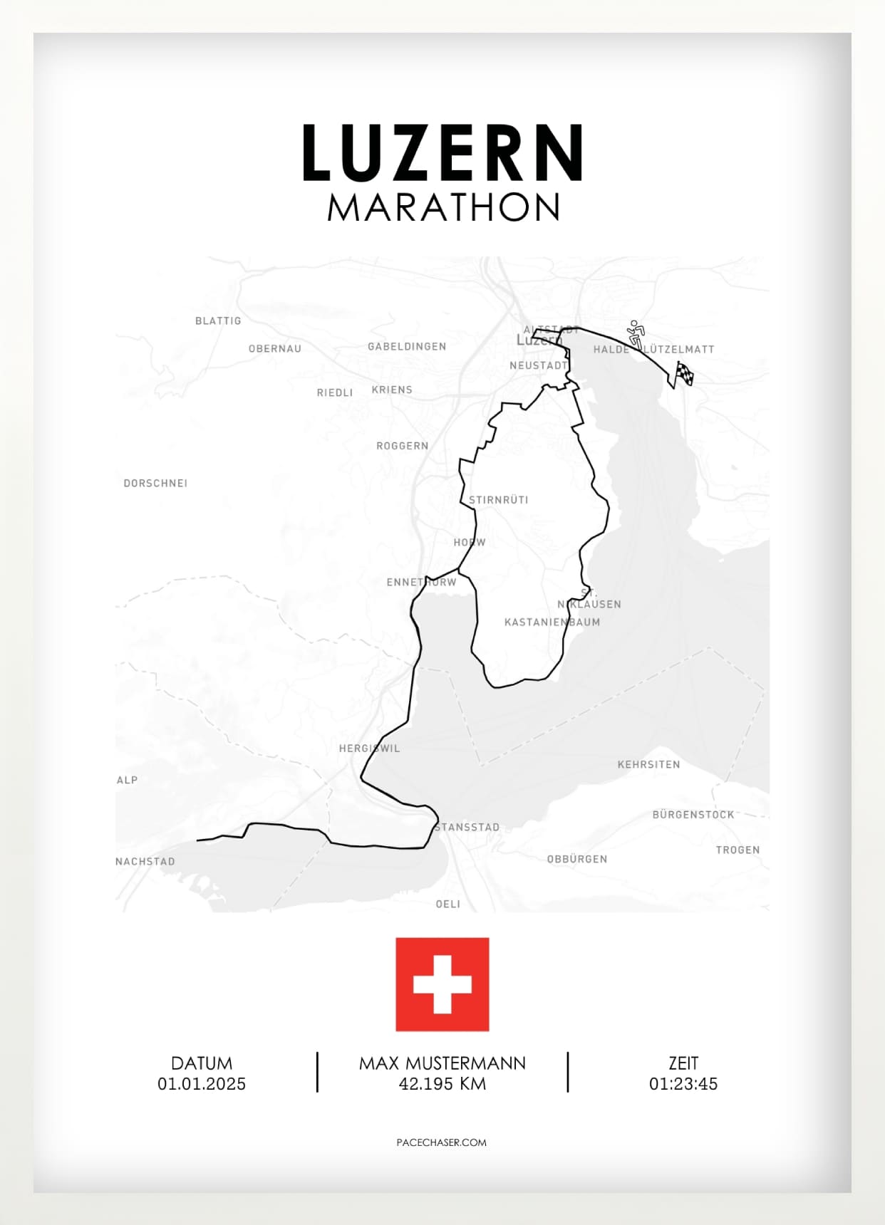 Marathon Luzern Poster