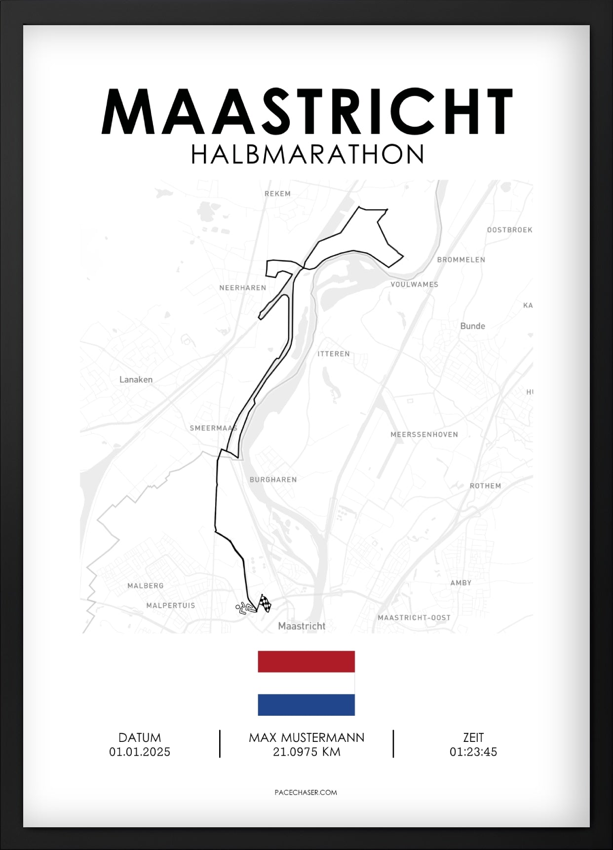 Halbmarathon Maastricht Poster
