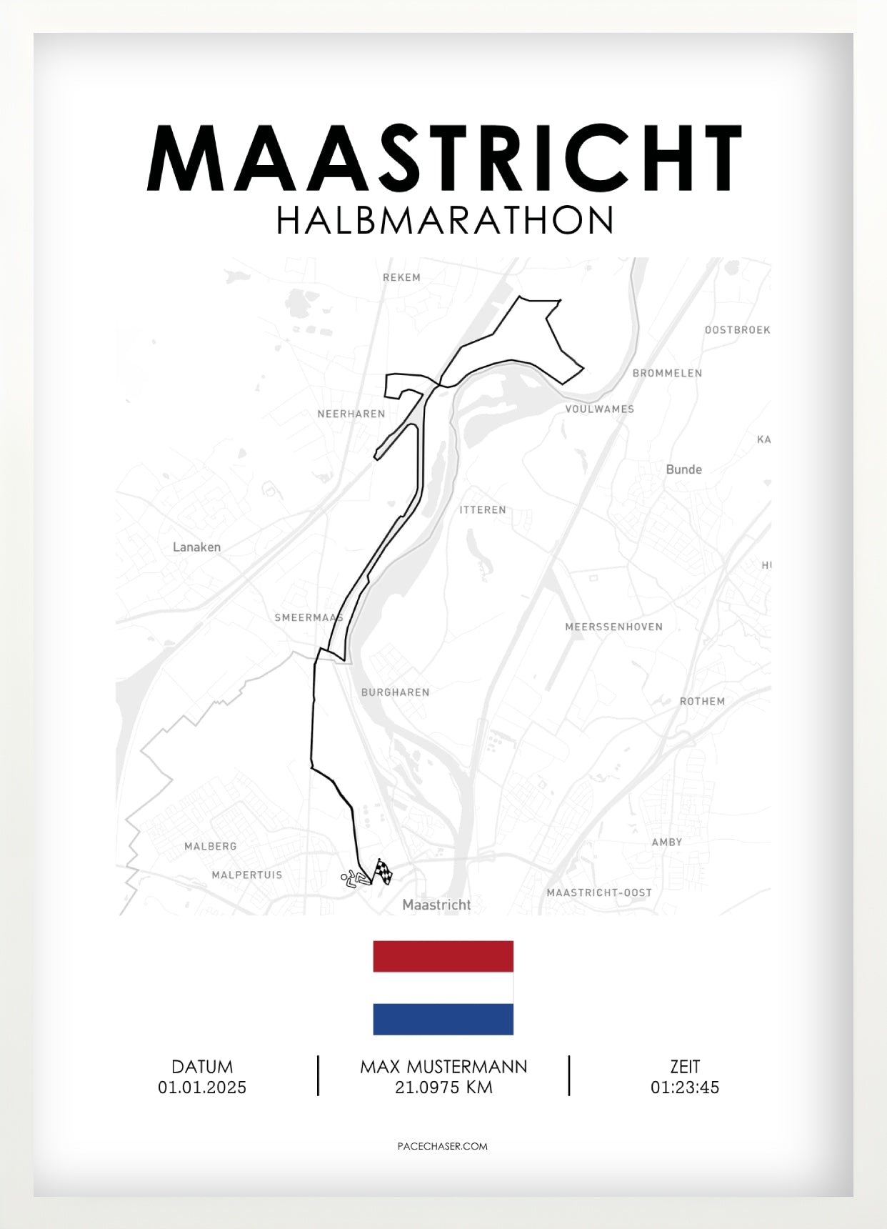 Halbmarathon Maastricht Poster