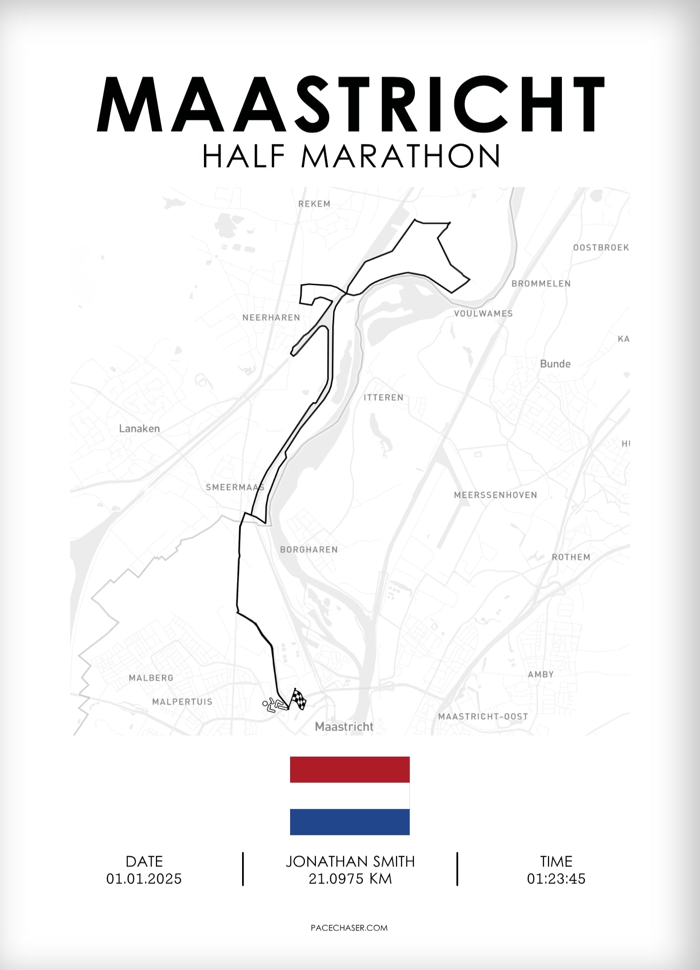 Halbmarathon Maastricht Poster