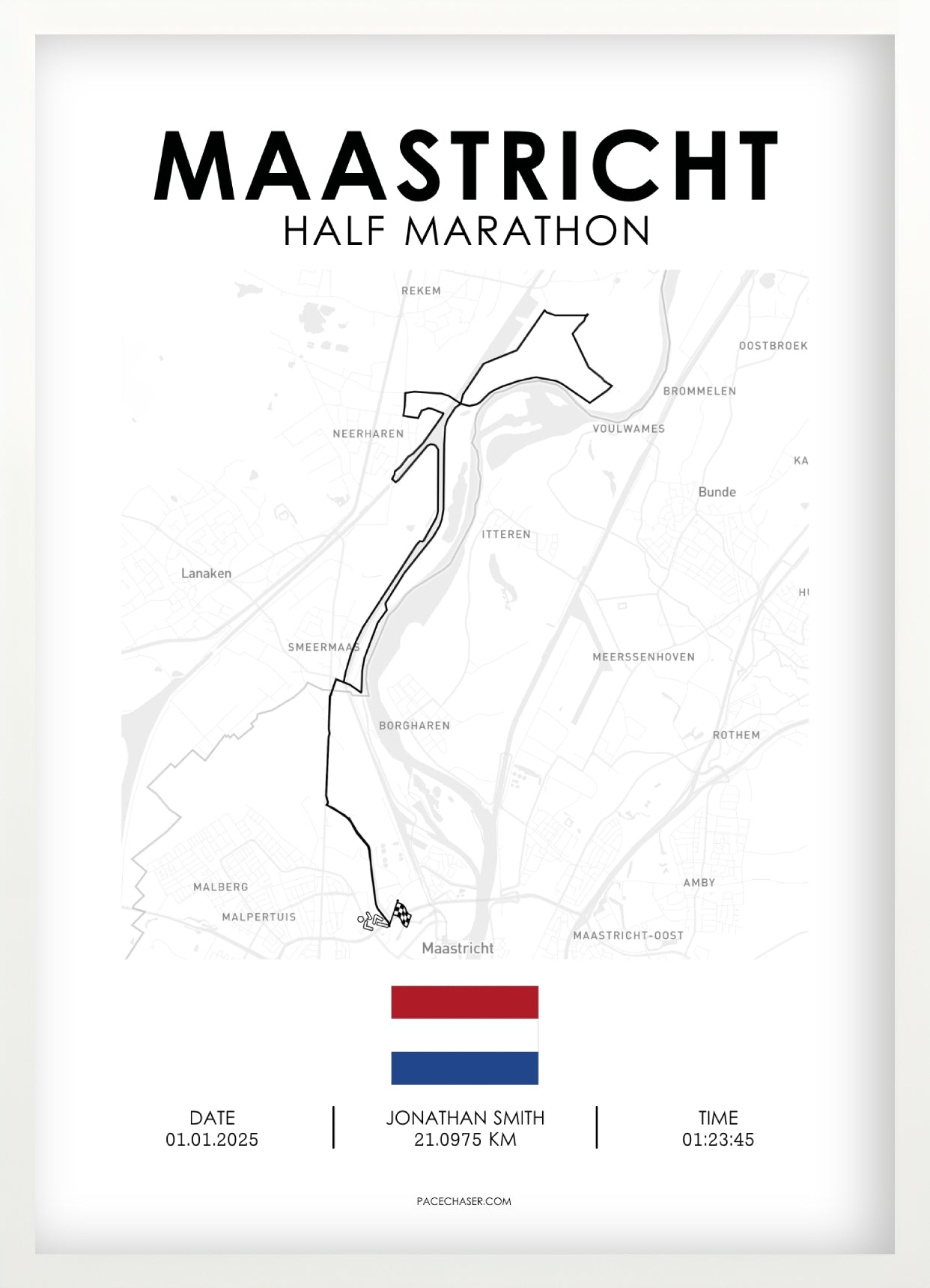 Halbmarathon Maastricht Poster