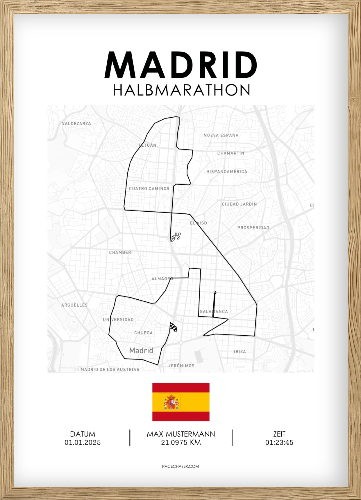 Halbmarathon Madrid Poster (ab 2026)
