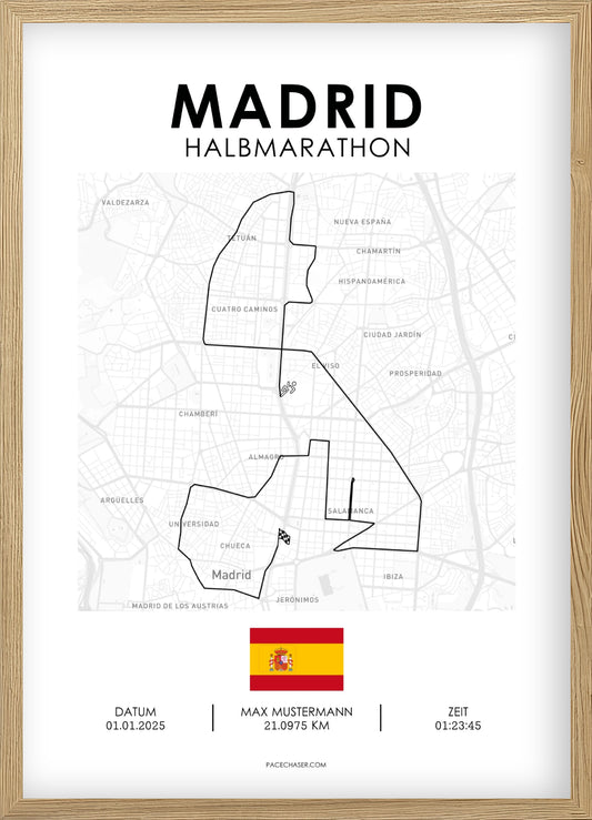 Halbmarathon Madrid Poster (ab 2026)