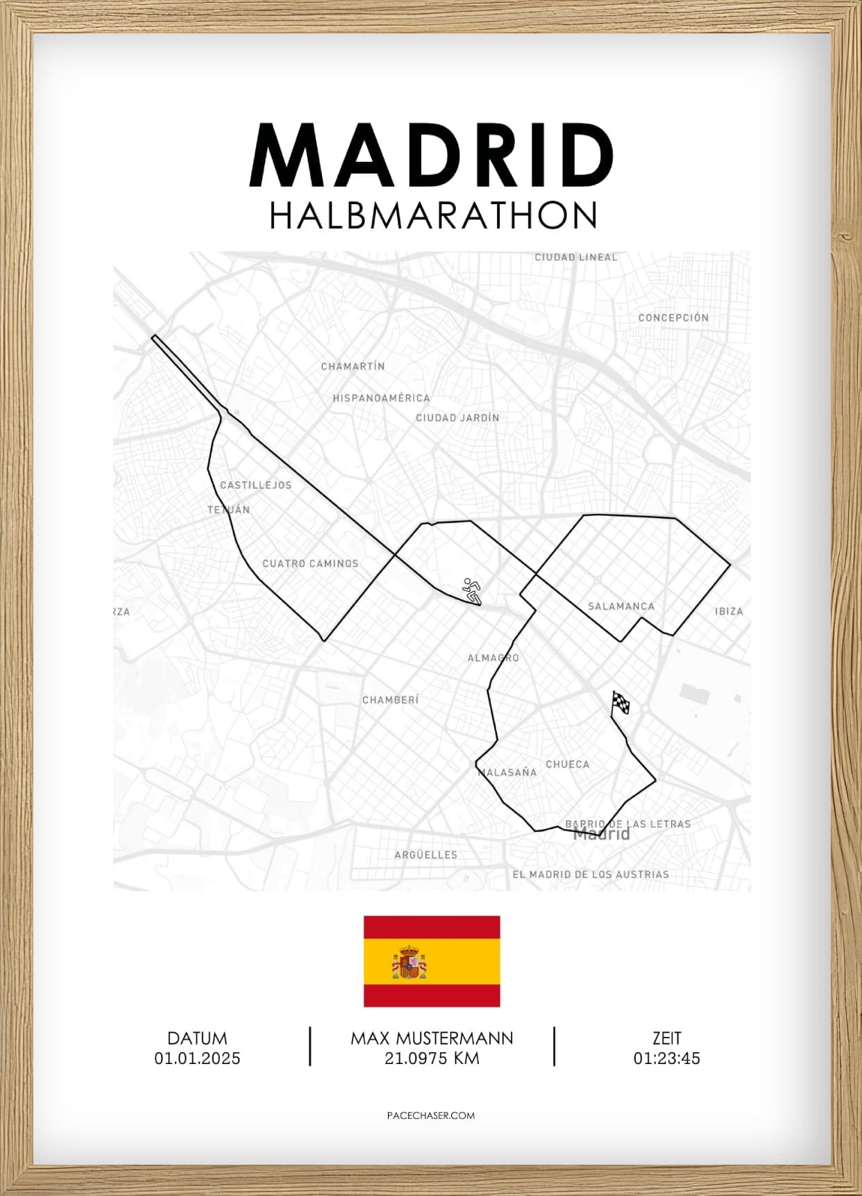 Halbmarathon Madrid Poster (bis 2025)