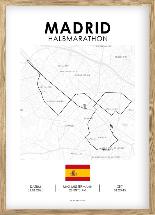 Halbmarathon Madrid Poster (bis 2025)