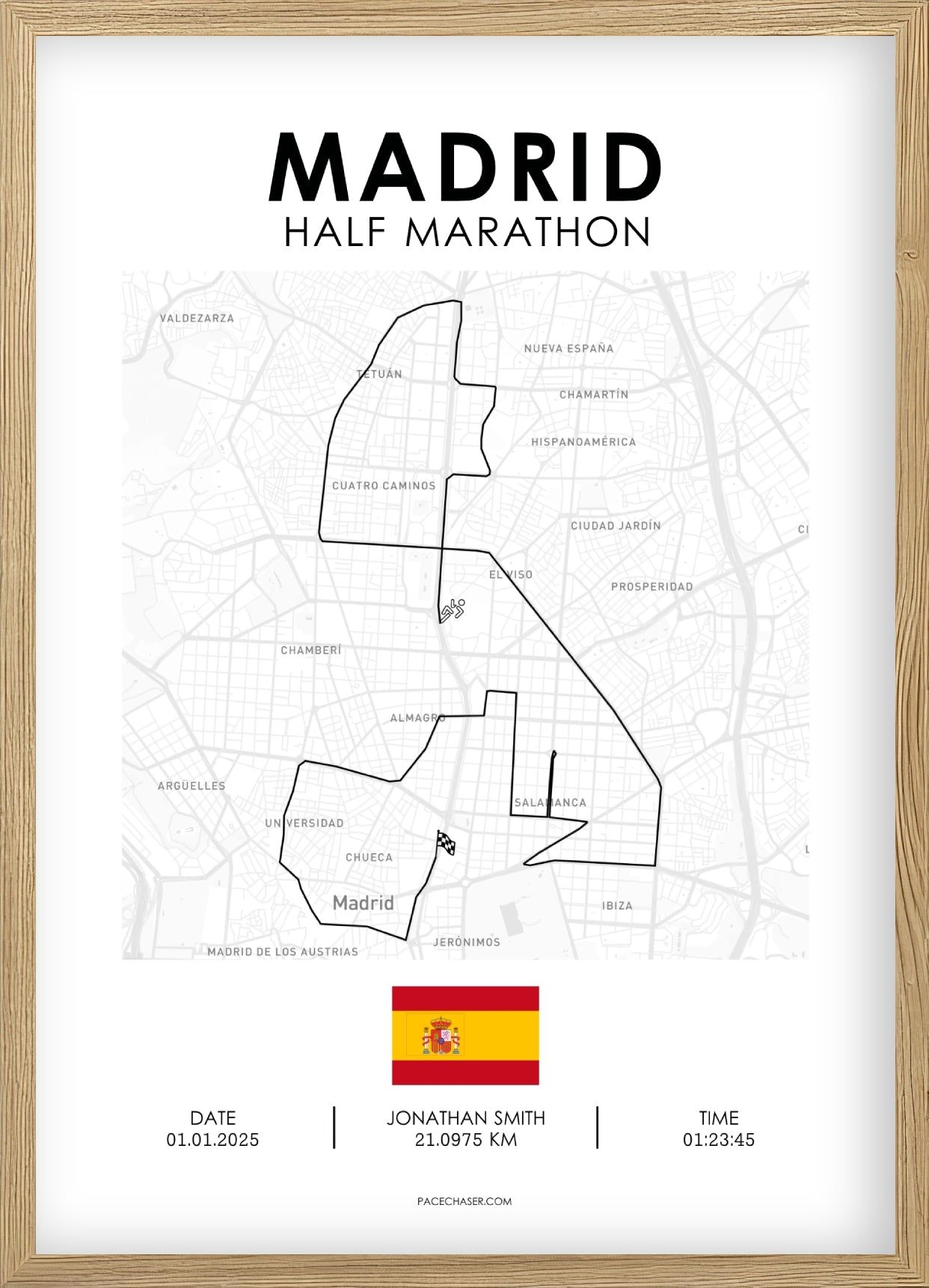 Halbmarathon Madrid Poster (ab 2026)