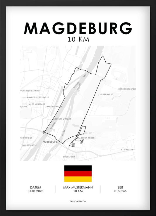 10km Magdeburg Poster