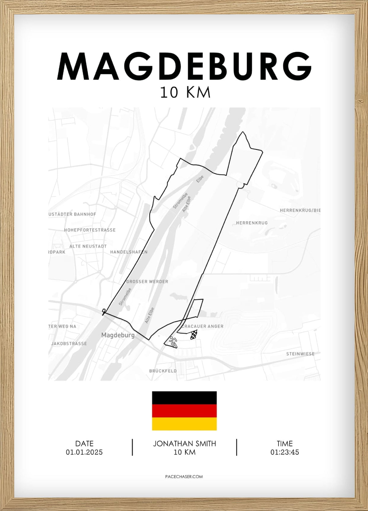 10km Magdeburg Poster