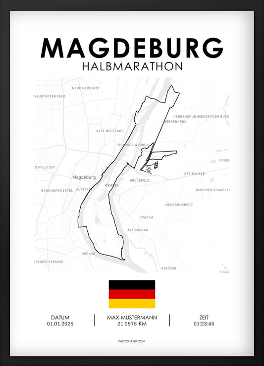 Halbmarathon Magdeburg Poster