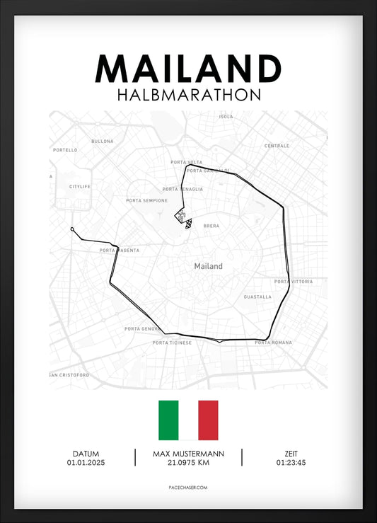 Halbmarathon Mailand Poster (Stramilano)