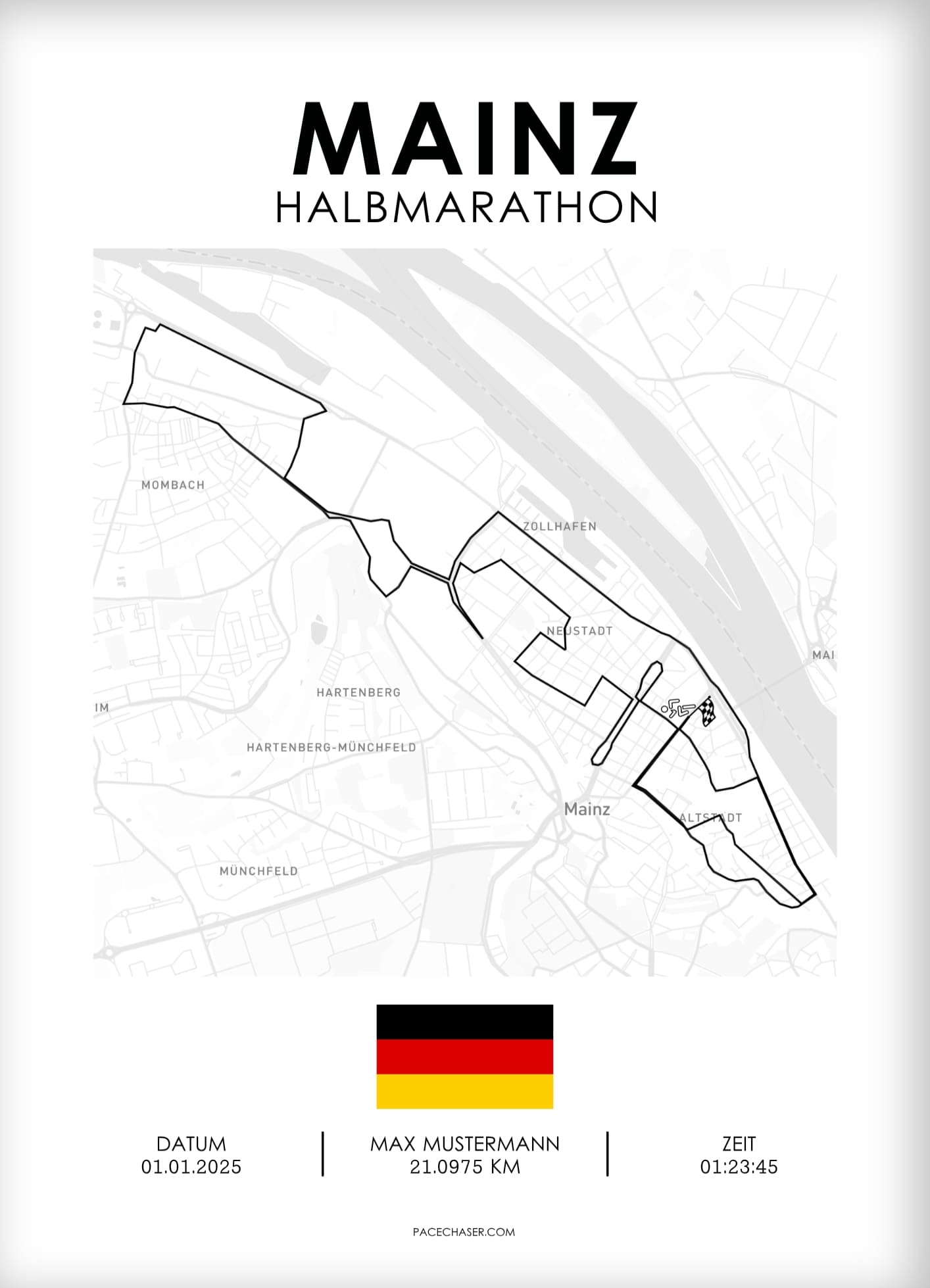 Halbmarathon Mainz Poster
