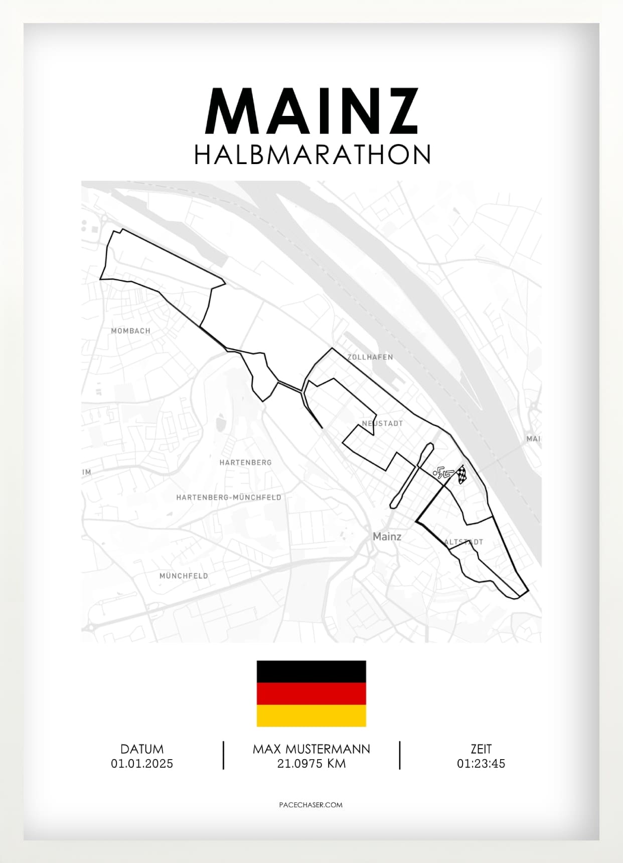 Halbmarathon Mainz Poster