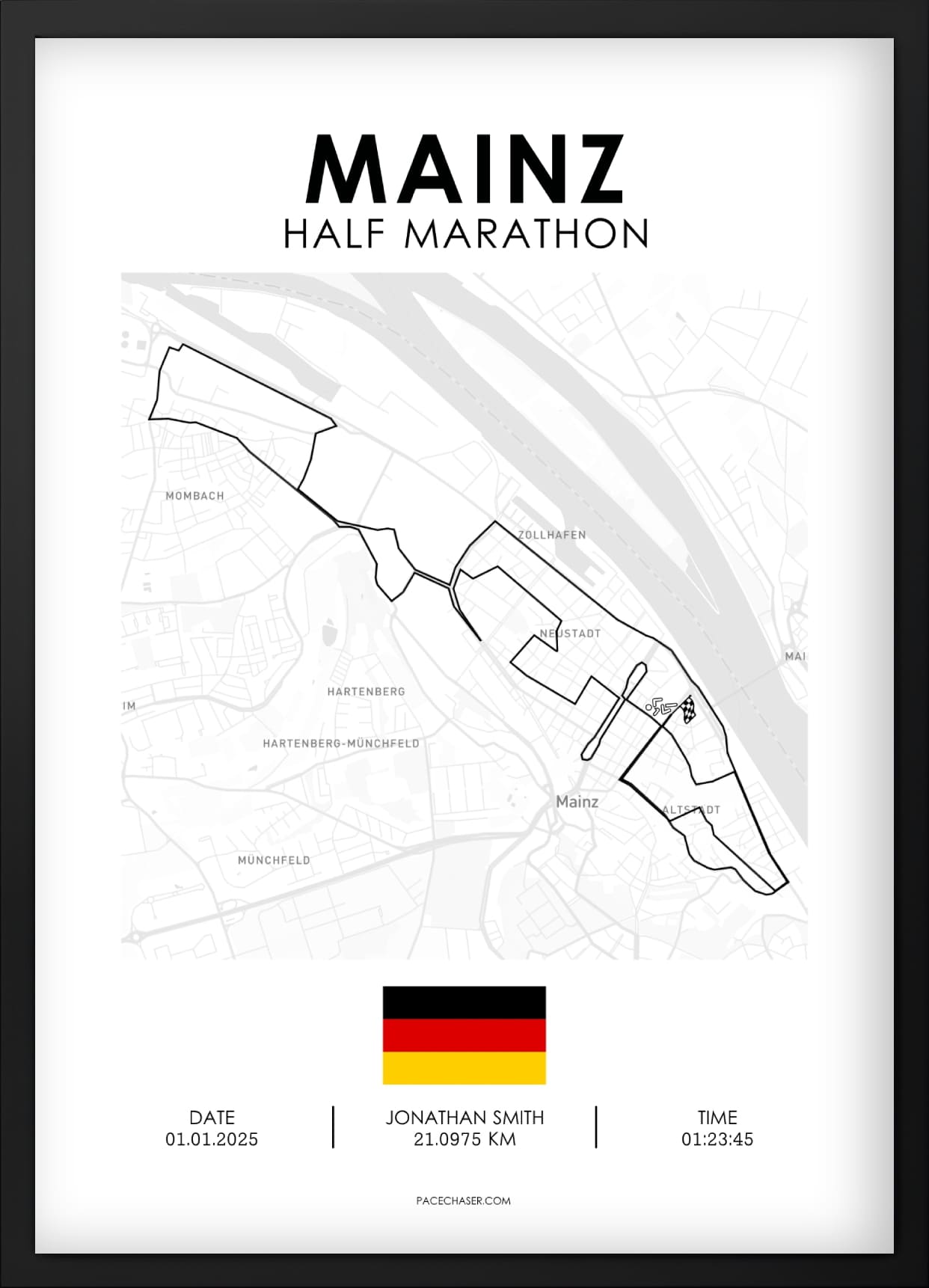 Halbmarathon Mainz Poster
