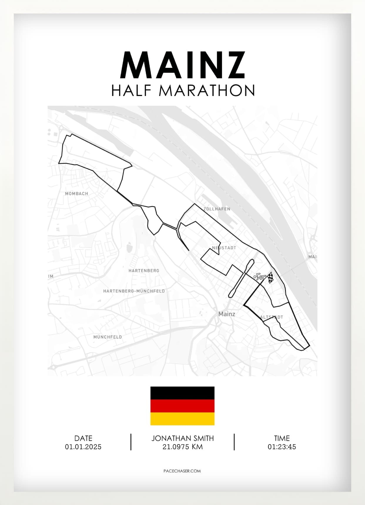 Halbmarathon Mainz Poster