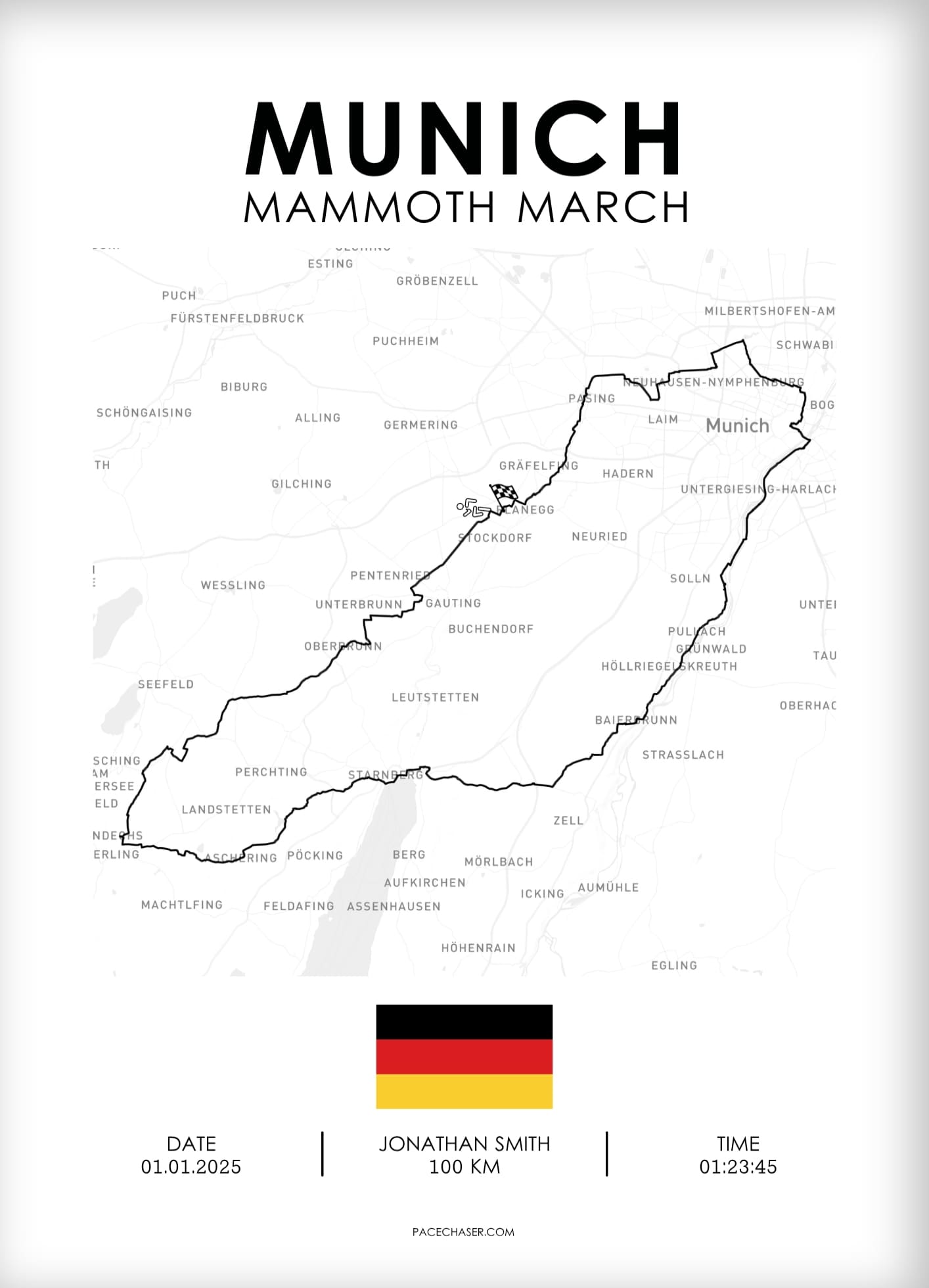Mammutmasch München Poster (100 KM)
